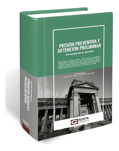 Libro Prisión Preventiva Y Detención Preliminar