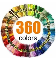 Comprar Set De 360 Madejas De Hilo Para Bordar Lovimag Premium De