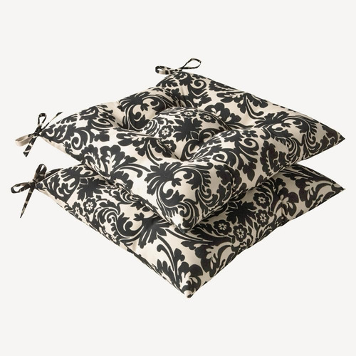 Pillow Perfect Damask - Cojin De Asiento Para Silla De Inter