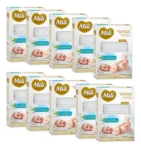 Comprar Kit 10 Caixas Cotonetes Mili Hastes Flexíveis Biodegradável