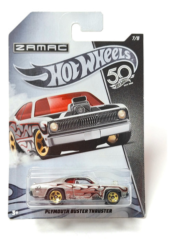 Hot Wheels, Zamac 7/8, 50 Aniversario, Plymouth Duster Thrus