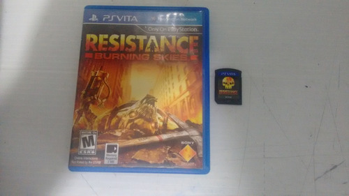 Resistance Burning Skies Completo Para Ps Vita,funcionando