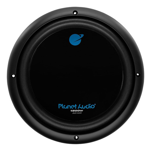 Parlante Para Vehículo Planet Audio Anarchy, Subwoofer De 10 Pulgadas Y Doble Bobina De Voz, Color Negro, Potencia Máxima De 1500w, Sensibilidad 87 Db