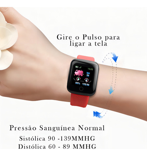 Smart Bracelet D13 Reloj inteligente con notificación de Whatsapp
