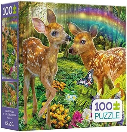Ceaco - Deer Harmony - Puzzle De 100 Piezas