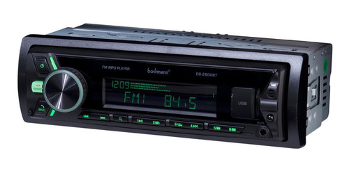 Imagen 2 de 2 de Radio para carro Bowmann DS-2800BT con USB, bluetooth y lector de tarjeta SD