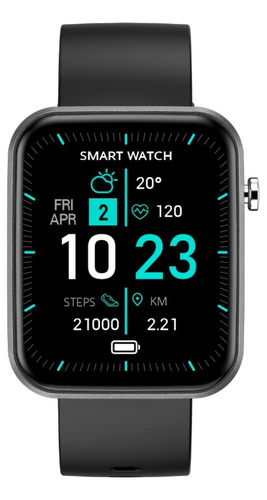 Reloj Inteligente Smartwatch Z15c, Notificaciones, Etc. Color de la caja Negro