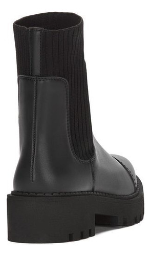 Botin Casual Pv42069u Elastico Tacon Grueso Forma Regular
