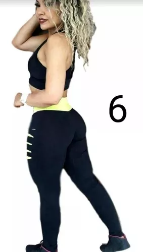 Kit Contendo 10 Legues Legging Atacado Varias Cores Frete