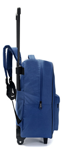 Mochila Carro Goodpak Escolar Reforzada 17 Pulgadas Color Azul