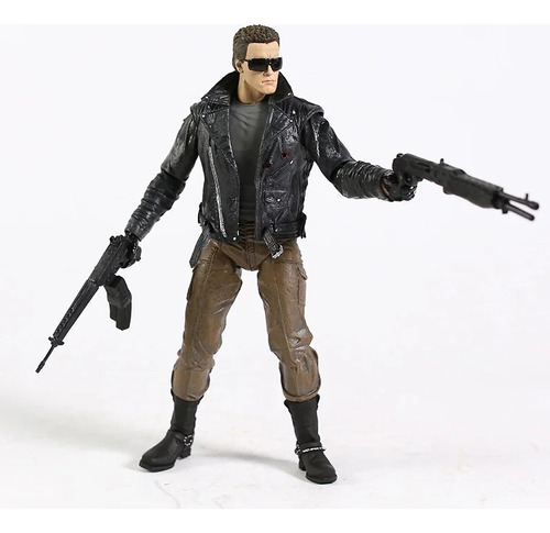 Figura De Acción Neca Terminator 2 Ultimate T-800, Coleccion