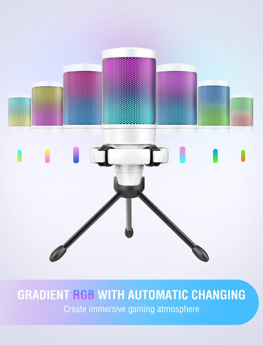 Usb Microphone Fifine Ampligame A6v For Pc Gaming Recording