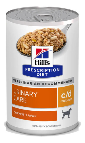 12 Latas Hill's Prescription Diet C/d Urinary 370g.