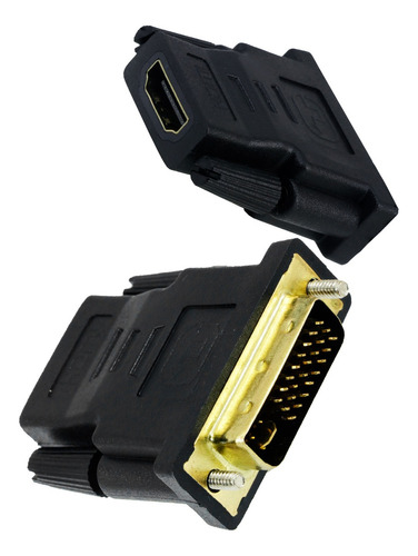 Conector Adaptador Dvi-d O Dvi-i Macho A Hdmi Hembra Fullhd