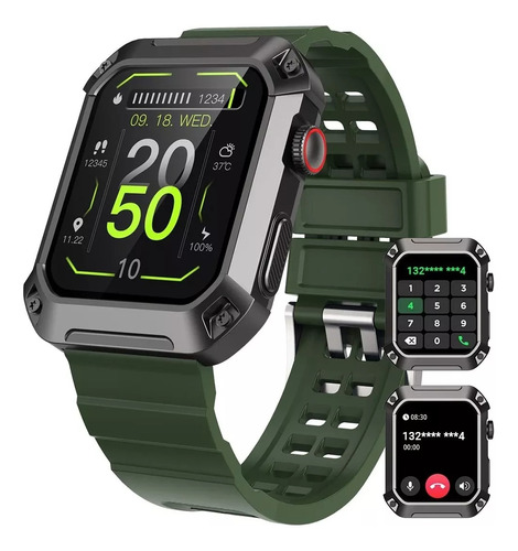 Reloj Inteligente Bluetooth Militar (responder/llamar) Dama