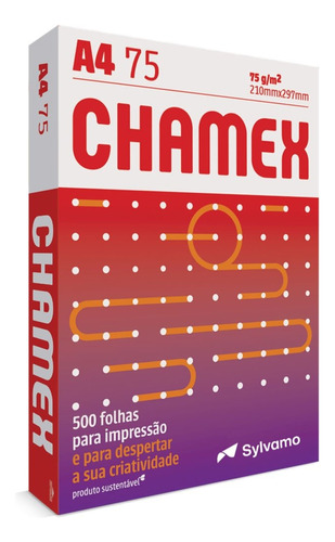 Sulfite A4 75g Pacote 500 Folhas Chamex Sylvamo