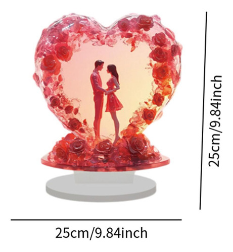 Letrero De Mesa Con Forma De Corazón Compatible Con San