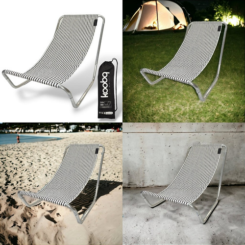 Cadeira De Alumínio Portátil Indian Silver Ibiza - Koobq