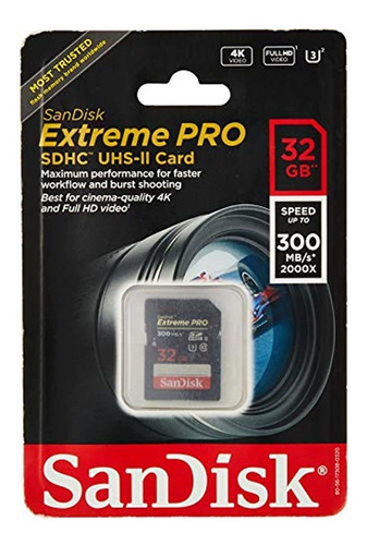 Sandisk Extreme Pro Tarjeta De Memoria Flash 32 Gb