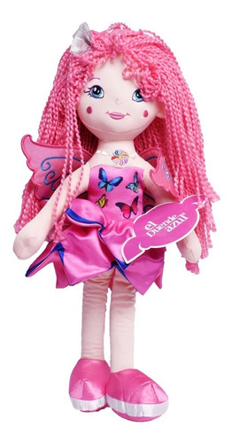 Muñeca De Tela Trapo Hada 45 Cm El Duende Azul 6759