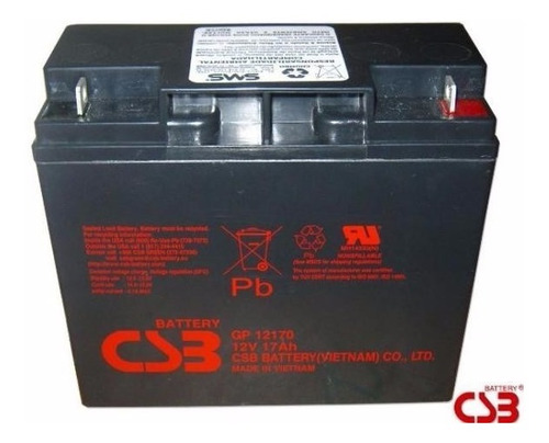 Bateria Csb 12v 17ah P\ Nobreak Apc Sms-original Nova