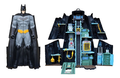 Batman Juego De Transformación Bat-tech Batcave 83 Cm Altura