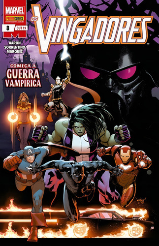 Os Vingadores Vol. 8, de Brevoort, Tom. Editorial Panini, capa mole em português, 2019
