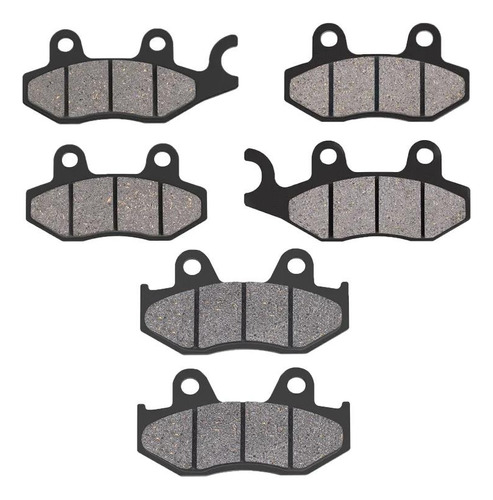 3 Pares De Pastillas De Freno Para Yamaha Atv Yfz450 Yfm700