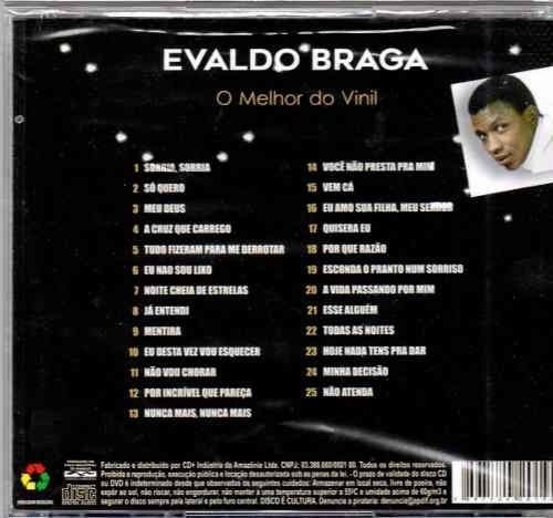 Cd Evaldo Braga O Melhor Do Vinil Novo Original Lacrado