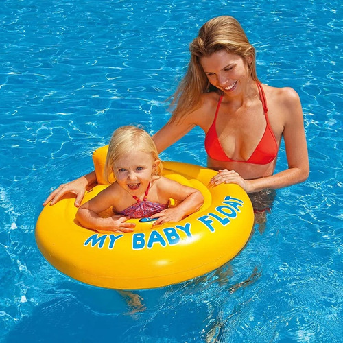 Flotador Inflable Circular Bebé Intex My Baby Float 70cm