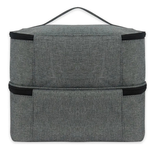 Bolsa De Almacenamiento De Esmalte De Uñas Portátil Gris