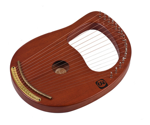 Arpa De Madera Lyre Harp, Lira De Madera De Metal Con Cuerda