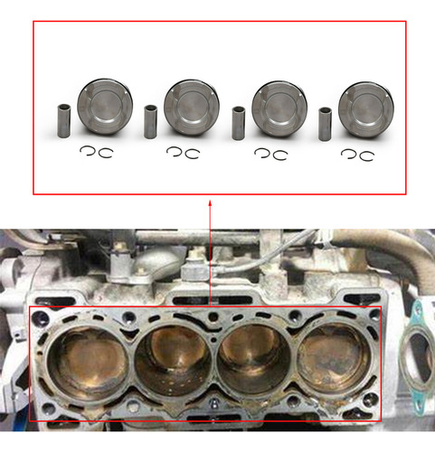 Pistones Y Anillos Del Motor Mercedes-benz W176 246 C117