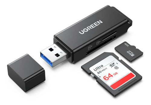 Ugreen Lector Usb 3.0 Tarjetas De Memoria Sd Tf/micro/xc/hc