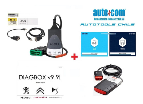 Scanner Automotriz Diagbox Lexia + Scanner Sist Delphi