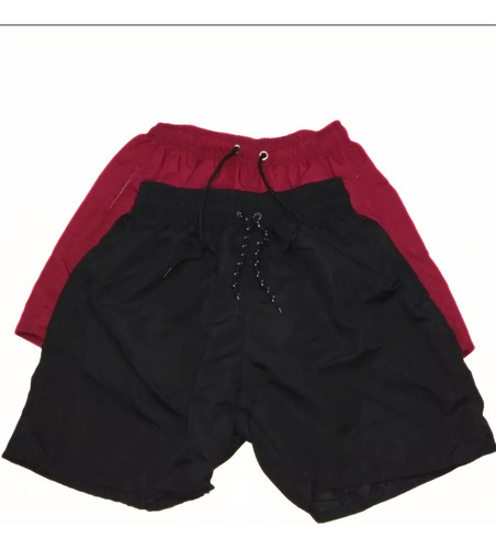 Shorts De Baño Con Suspensor Pack X 2un
