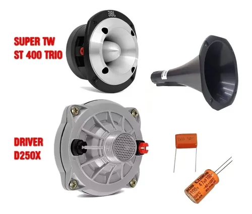 Caixa Trio Bravox Uxp 12'' St400 D250x Jbl Taramps Ds 800x4