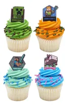 Comprar Adornos Para Tortas Decopac Minecraft Lush Finds Rings 24 Ud