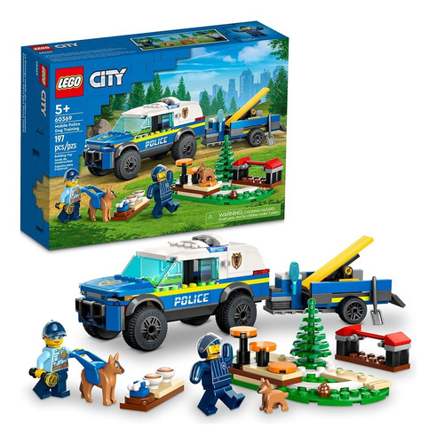 Lego City Mobile Police Dog Training 60369, Suv Toy Car With