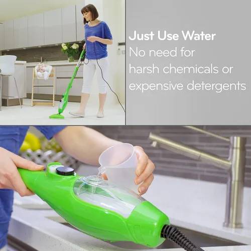 H2o Mop X5 - Limpiador De Vapor De Mano Multiusos 5 En 1 Par