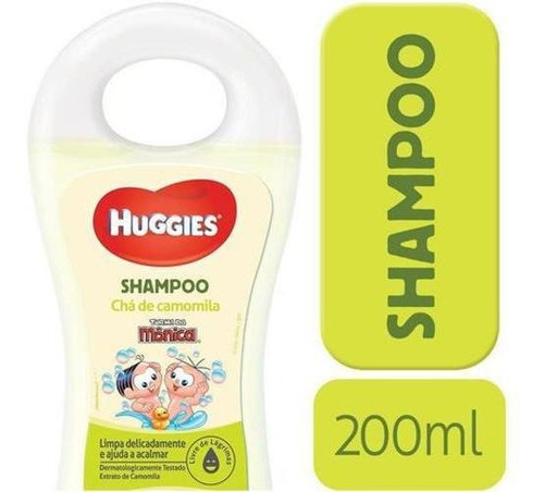 Shampoo Huggies Turma Da Mônica Chá De Camomila - 200ml