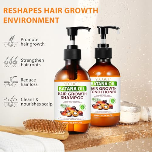 Set De Shampoo Y Acondicionador Con Aceite De Batana Shampoo