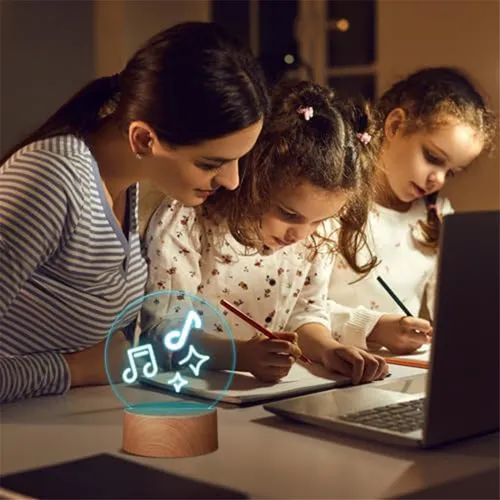 6 Unidades, Base De Lámpara Led Para Navidad, Noche, Noche,