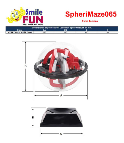 Esfera 3d Concentración, Mxsrz-001, 1pza, 65 Niveles, Multic