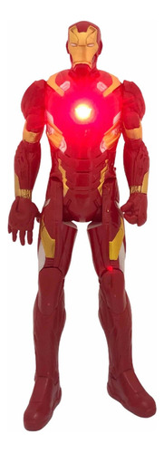 Muñeco Ironman Detalles Unicos Luz Sonido Articulado Calidad