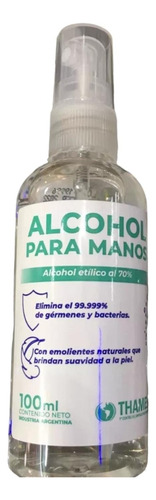 Alcohol Al 70 Thames De Bolsillo 100 Ml Oferta Lanzamiento!!