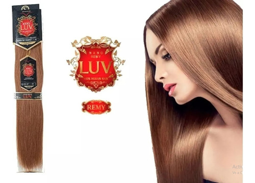 Extension Cabello Eve Luv Remy 22 Pl 100% Natural 30 Cobrizo