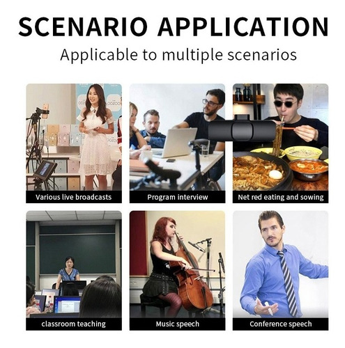 Imagen 5 de 5 de Microfono Inalambrico De Solapa Para Celular Con Estuche