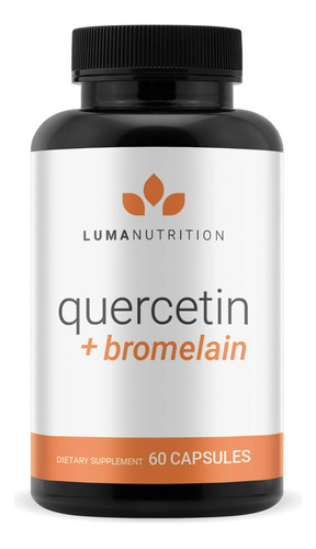 Luma Nutrition Quercetina 500mg - Quercetina Con Bromelina -