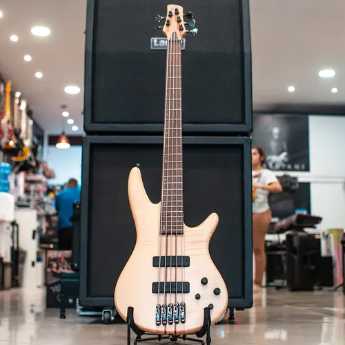 Baixo Ibanez Sr 1005 Efm Natural 5 Cordas C Case Original